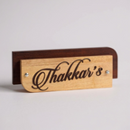 Thakkar’s Wooden Nameplate | Elegance Meets Functionality