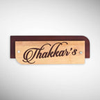 Thakkar’s Wooden Nameplate | Elegance Meets Functionality